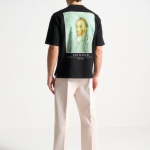 Van Gogh Self Portrait T-Shirt - Black