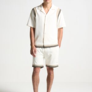 Varsity Shorts - Cream
